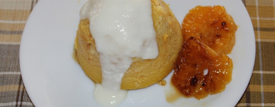 Budín de mandarinas